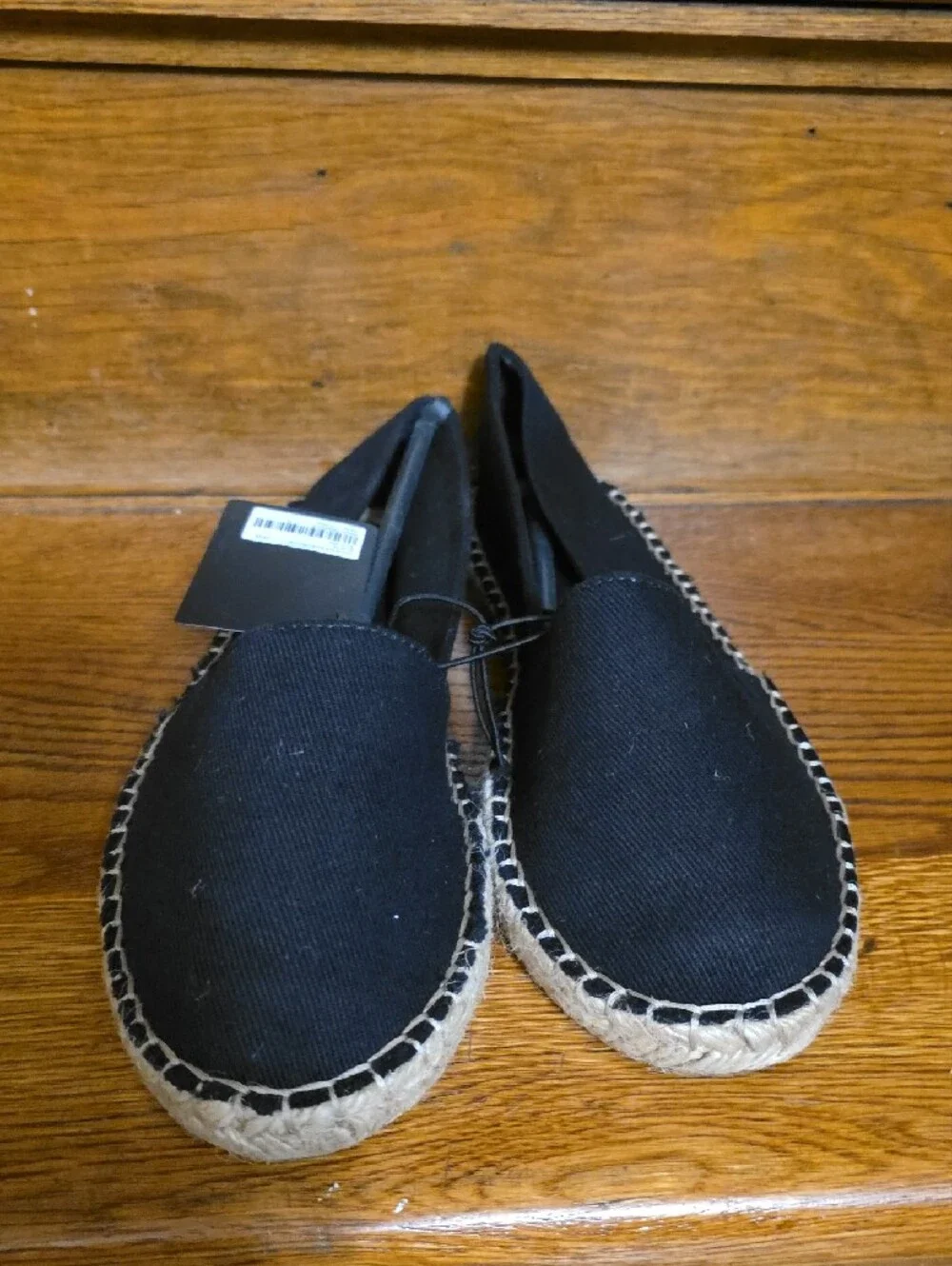 Sorel Black Canvas Espadrille Flats